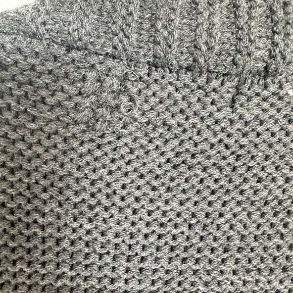 2 for $10 SHEIN Gray Textured Cardigan Sweater - Picture 5 of 5